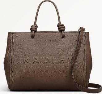 Radley London Coffee Medium Ziptop Grab Bag Ridgeway Gardens SS26 Radley London