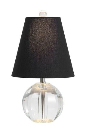 Jonathan Y Designs Goddard 16 Crystal Ball/Metal LED Table Lamp in Clear/black at Nordstrom