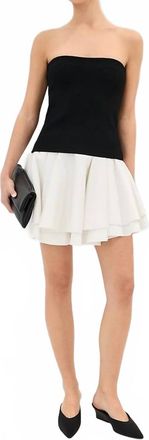 SIMKHAI Isabelle Strapless Mini Dress In Black