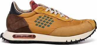 Bepositive Space Race Sneakers - Brown/Yellow
