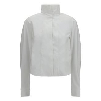 Jacquemus Tulipe Shirt - Dames - Blouses & Shirts - Wit - Maat: S Katoen