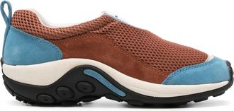 Merrell panelled slip-on sneakers - men - Rubber/Polyester/Fabric/Calf Suede - 43 - Brown