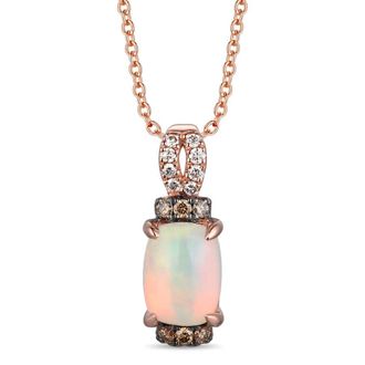 Le Vian Ladies Opal Necklaces set in 14K Strawberry Gold