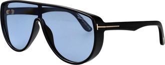 Tom Ford Achilles - Heren - Zonnebrillen - Zwart - 2XS - Accessoires