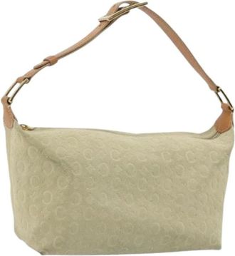 Celine Pre-owned Vintage Hand Bag - Dames - Vintage Schoudertas - Beige - ONE Size - Leer - Vintage