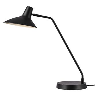 Nordlux Modern Indoor Table Lamp Black Metal E14 Adjustable Head - Mains Powered, IP20