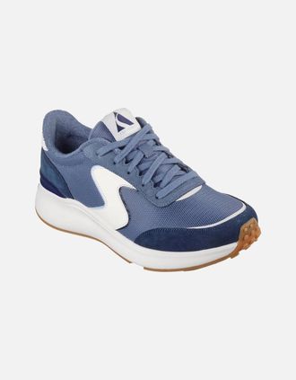 Skechers Womens Womens BLVD Retro Runner Trainers - Navy - Size: 6
