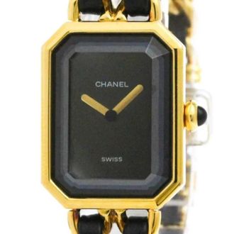 Chanel Pre-owned Glazen Horloge - Dames - Vintage Horloges - Zwart - ONE Size - Vintage
