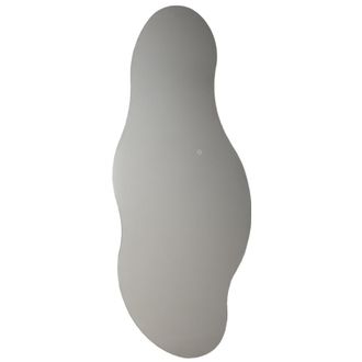 Oresteluchetta Espejo de pared led mdf blanco mate 150x60x1,9 cm