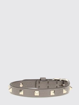 Valentino Garavani Rockstud Goatskin Leather Bracelet with Studs