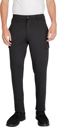 Calvin Klein Comfort Knit Tapered Sportbroek - Heren - Slim Fit Broeken - Zwart - W36 L32 - Polyester - Broeken