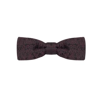 Dolce & Gabbana Papillon in seta ricamata - - Accessories - Uomo - Nero - ONE SIZE