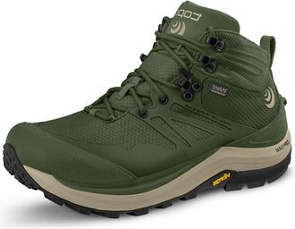 Topo Athletic Womens Trailventure 2 WP Comfortable 5MM Drop Trail Running Boots, Athletic Shoes for Trail Running, Olive/Tan, 10.5