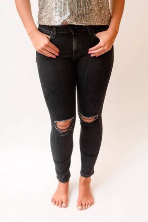 ASKK NY Mid Rise Jax Jean In Stone