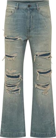 Amiri Jeans, Heren, Blauw, W32, Katoen, Straight Flare Jeans