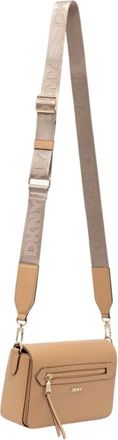 DKNY Dkny, Dames, Tassen, Beige, Maat: ONE Size Leer