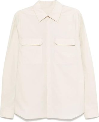 Rick Owens Camicia in stile workwear - Toni neutri
