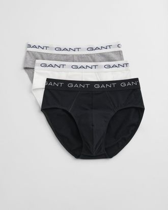 GANT Men 3-Pack Briefs (XXXL) LIGHT GREY MELANGE