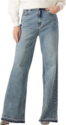 Janice Jeans, Dames, Blauw, W29, Katoen, Klassieke Blauwe Straight Leg Jeans