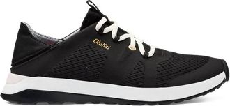 Olukai Womens Huia Trainer Sneaker In Black