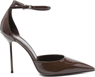 PARIS TEXAS Lidia Patent Leder Pomp - Dames - Pumps - Bruin - 36 EU - Leer - Schoenen