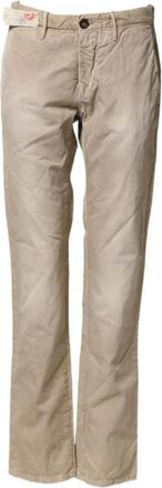 Incotex Mid Waist Straight Casual Chino Broek - Dames - Straight fit broeken - Beige - W30 - Broeken