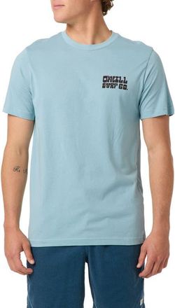 O'Neill De La Cruzer Classic Cotton Graphic T-Shirt in Stone Blue at Nordstrom, Size Xx-Large