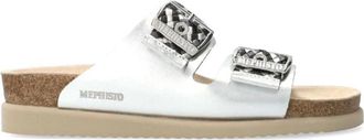 Mephisto Hester Twist Damesandaal - Dames - Sandalen - Grijs - 35 EU - Schoenen