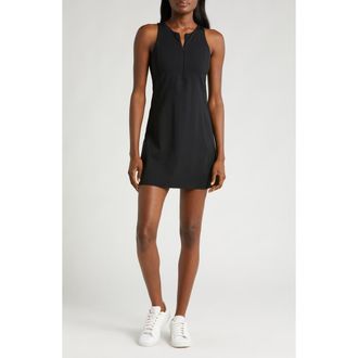 Spanx SPANXshape Get Moving Zip Front Dress in Very Black at Nordstrom Rack, Size X-Small