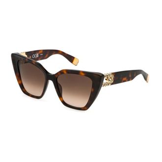 Furla Sunglasses, female, Brown, Size: 54 MM Stylish Sunglasses in Blue Shade