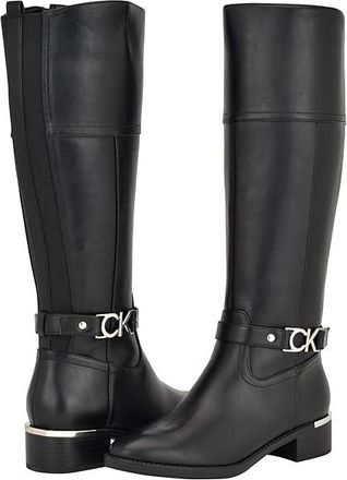 Calvin Klein Daphny Womens Boots Black Patent : 9.5 M, Synthetic
