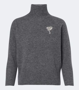 Simone Rocha Pullover in cashmere a collo alto