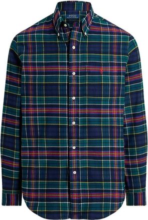 Polo Ralph Lauren Custom Fit Technical Twill Shirt - Heren - Overhemden - Veelkleurig - Maat: L Katoen