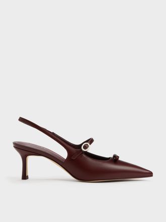 Charles & Keith Sonali Bow Slingback Pumps
