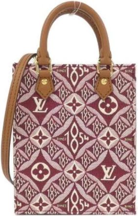 Louis Vuitton Pre-owned Mini Bags, female, Red, Size: ONE SIZE Pre-owned Vintage Jacquard Mini Bag