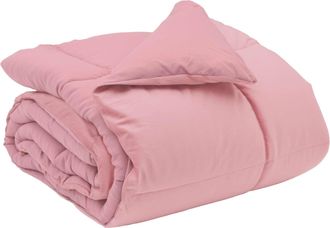 vidaXL Edred&oacute;n De Invierno 135 X 200 Cm Invierno Rosa Transpirable Vidaxl