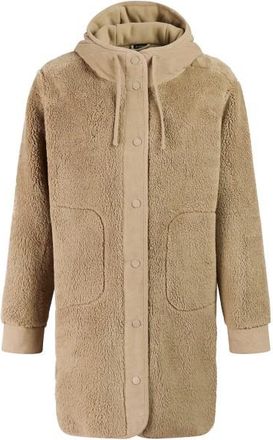 Protest PRTKatia Outdoor Long Jacket Fleecejacke f&uuml;r Damen | beige