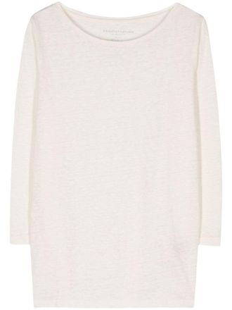 Majestic Filatures T-shirt con trama armatura - Toni neutri