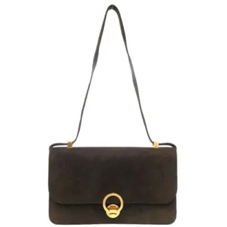 Herm&egrave;s Pre-owned Tessuto shoulder-bags - - Pre-owned - Donna - Marrone - ONE SIZE