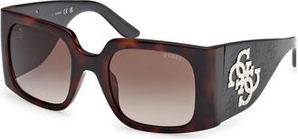 Guess Stijlvolle zonnebril Gu 00201-H 52F - Dames - Zonnebrillen - Bruin - 53 MM - Accessoires