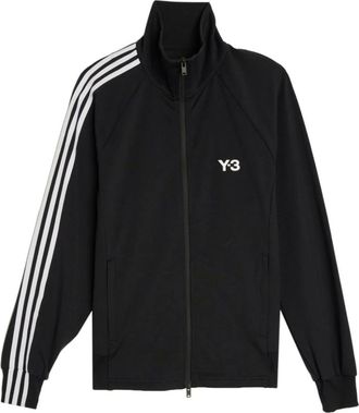 Yohji Yamamoto Zip-throughs, male, Black, Size: S 3-Stripes Track Top