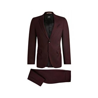 HUGO BOSS Heren, Pakken, Rood, Maat: XL Wol