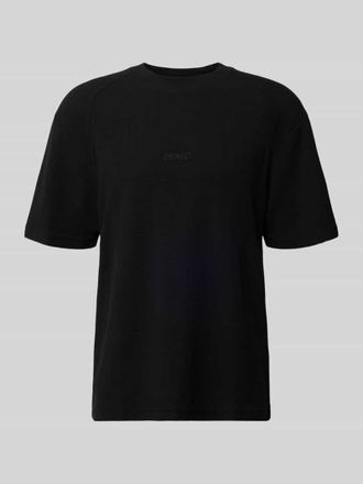 HUGO BOSS Regular Fit T-Shirt aus reiner Baumwolle Modell DAFFL in Black, Gr&ouml;&szlig;e XXL