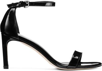 Stuart Weitzman Velvet Camisole Top - Dames - Sandalen met hakken - Zwart - 39 EU - Schoenen