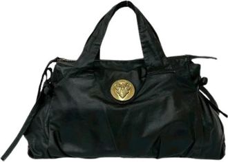 Gucci Pre-owned Hysteria Leren Handtas - Dames - Vintage Handtas - Zwart - ONE Size - Leer - Vintage