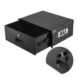 OEM Caj&oacute;n Para Montaje En Rack De 4u, Carga De 22,68 Kg, Caj&oacute;n Deslizante Con Cerradura Y Orificios Para Gesti&oacute;n De Cables, Para Rack O Gabinete De Av Par