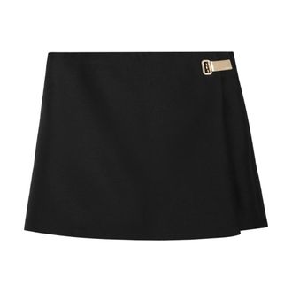 Balenciaga Dames, Rokken, Zwart, Maat: XS Katoen