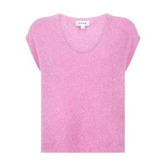 Aaiko Dames, Truien, Roze, Maat: XS Wol