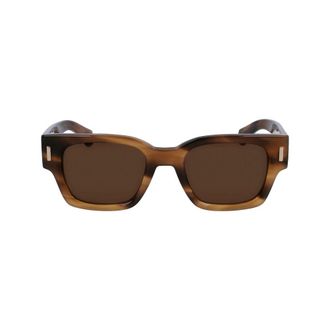 Ferragamo FESF2010S319AC Brown Acetate Sunglasses - Brown