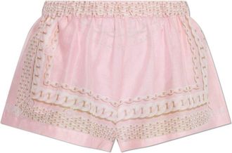 Versace Shorts con stampa - Rosa